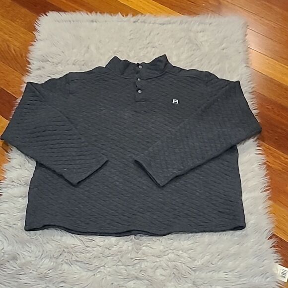 Avalanche‎ women gray quilted quarter snap cotton pullover size xxl - Picture 1 of 5
